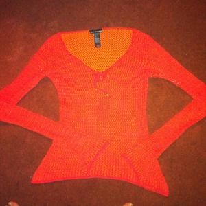 Knit bright sweater