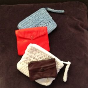 Trade @ gabby Lot of 3 coin purses and key holder