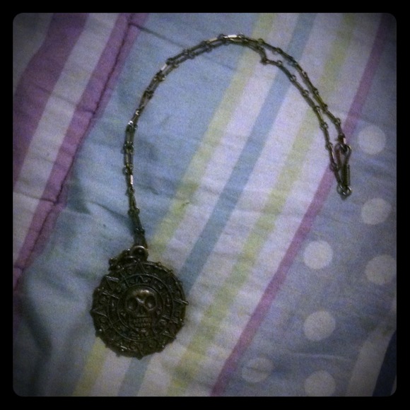 Pirates of the Caribbean medallion necklace