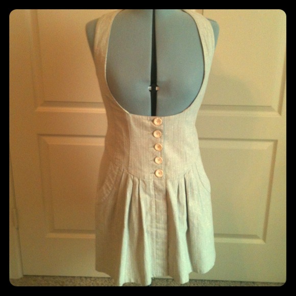 Nanette Lepore Pleated Jumper Dress