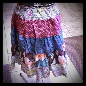 Multi-Patterned Skirt