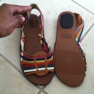 Multi colored sandal