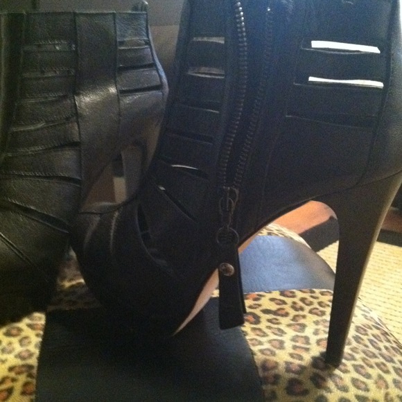 Peep Toe Booties - Picture 2 of 2