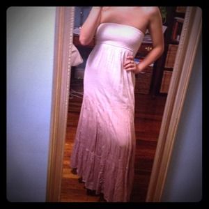 Long tye-dye boho dress