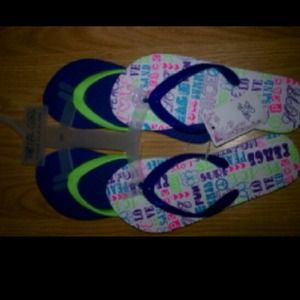 Brand new with tag Total girl flip flops