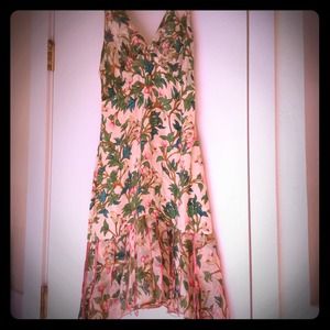 Flowing, Open Back DVF Summer Dress