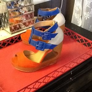 Shoes - Bundle for @siai9 Color block wedges Shoes - Bundle for @siai9 Color block wedges