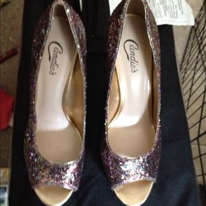 Glittery shoes