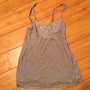 🌀Grey cute little top