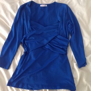 ❌sold❌Royal blue blouse