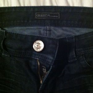guess daredevil skinny dark wash jeans
