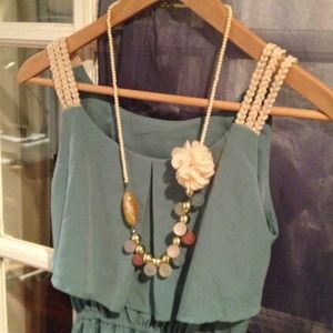 Dresses & Skirts - Blue/Green Dress Dresses & Skirts - Blue/Green Dress