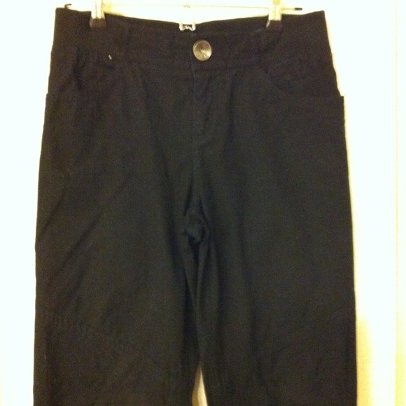 Black light weight scrunch pants