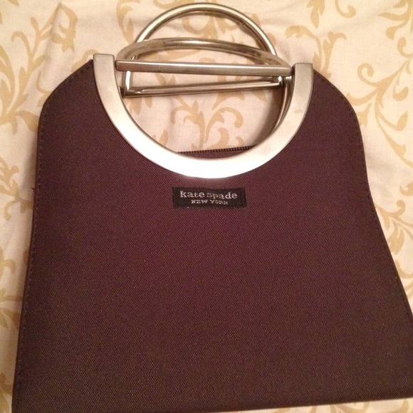 Chocolate brown small handbag
