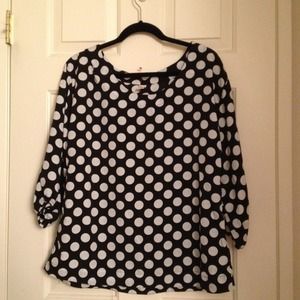 Polka Dotted Blouse