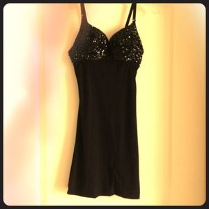 Forever 21 Dresses & Skirts - Black beaded bra dress Forever 21 Dresses & Skirts - Black beaded bra dress