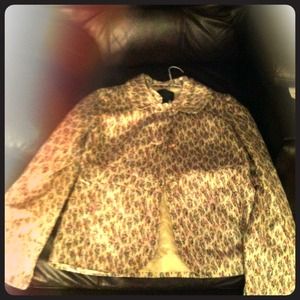 festive blazer with silver stiching