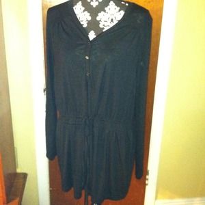 Sheer black tunic/cover up Sheer black tunic/cover up