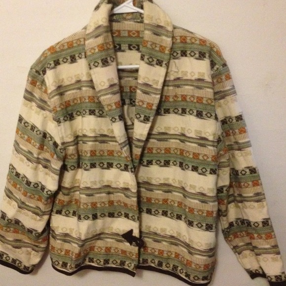 Reduced Vintage multicolor open jacket