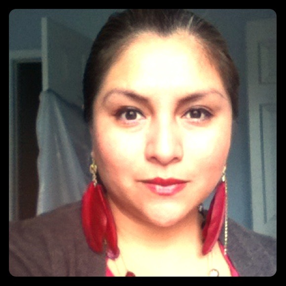 Nice feather earrings