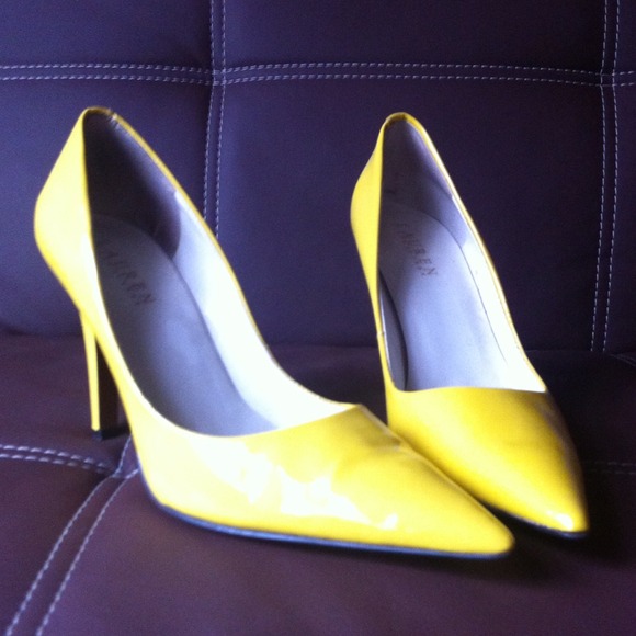 Yellow Lauren by Ralph Lauren Amaya Heels
