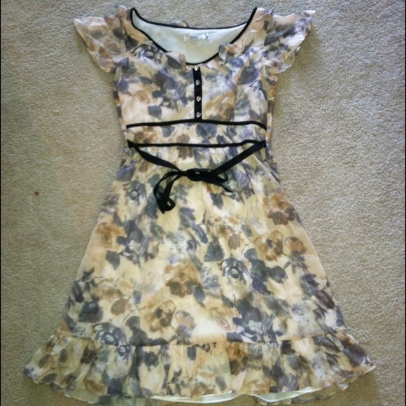 Watercolor dress