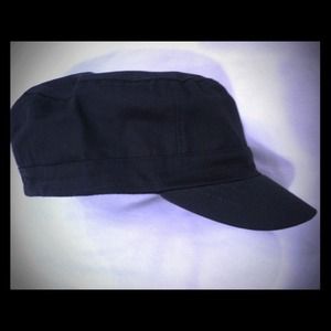 Trendy slate gray newsboy cap