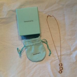 Tiffany & Co. Sterling Silver square necklace