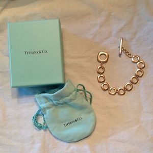 Tiffany & Co. Sterling Silver square bracelet