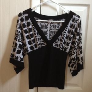 RESERVED @garmingirl Sexy black and white low cut