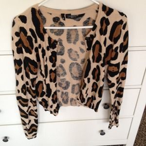 ***RESERVED*** Cheetah cardigan