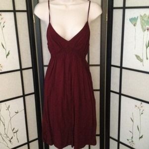 Wine Colored Summer Dress