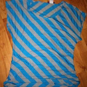 Light blue & gray shirt