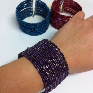 Jewelry - 💜Beaded Cuff💜 Jewelry - 💜Beaded Cuff💜