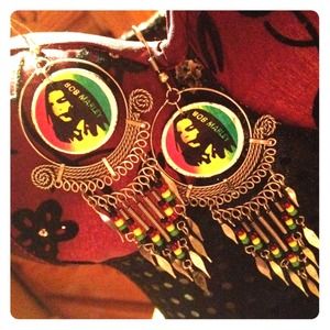 Bob Marley earrings"