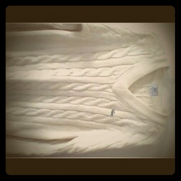 Vintage Lacoste V- neck sweater