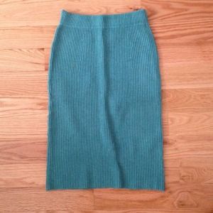 Romwe Skirts - Mint knit pencil skirt Romwe Skirts - Mint knit pencil skirt