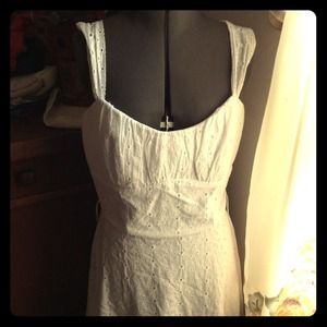 White Eyelet Dress