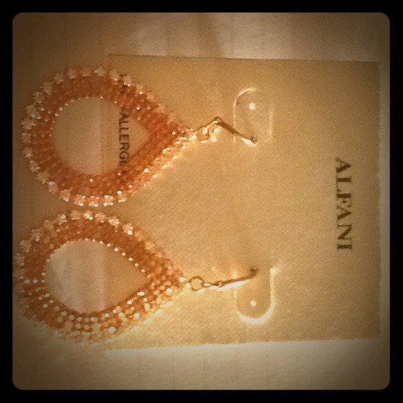 Hypo allergenic earrings by alfani copper
