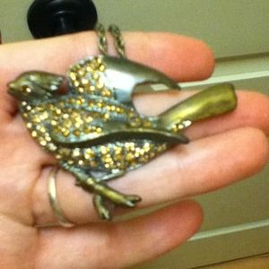 💋Bird necklace.