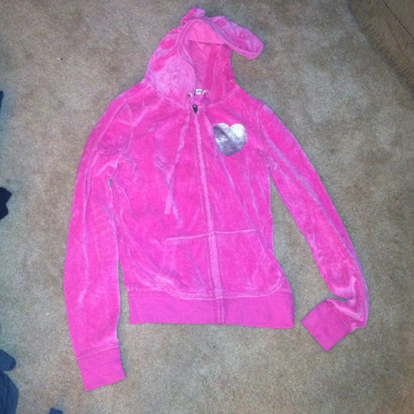 Pink zip up