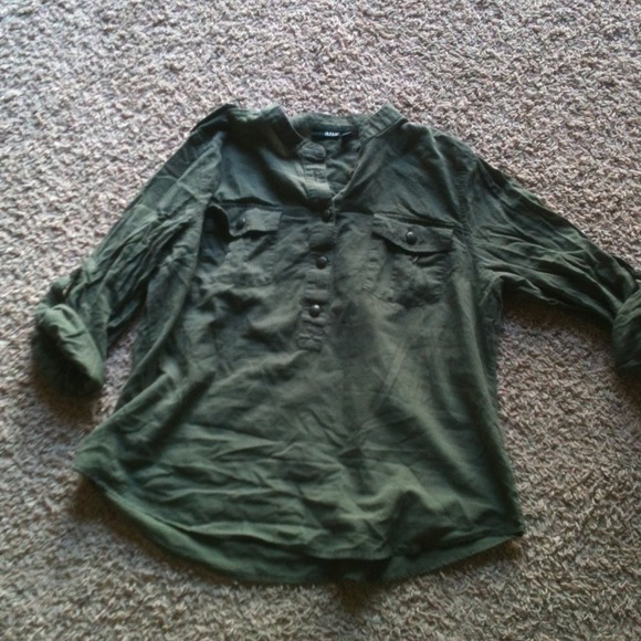 Reserved! Military inspired blouse