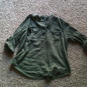Reserved! Military inspired blouse