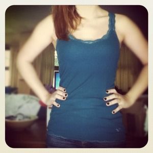 American Eagle Outfitters Tops - Lace Trim Tank American Eagle Outfitters Tops - Lace Trim Tank