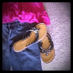 Shoes - 🔴sold🔴 @debisue2 Gianni bini Sandals & bracelet Shoes - 🔴sold🔴 @debisue2 Gianni bini Sandals & bracelet