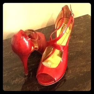 Brand new - Carlos Santana open toe pumps