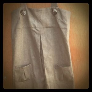 Dark tan and black romper dress,~sale~