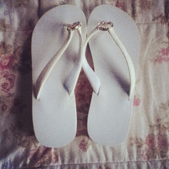 New white sandals