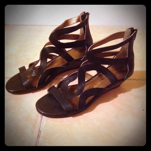 RESERVED  black sandals!