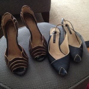 Size 6 show bundle Bruno Magli and BCBG